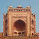 The Buland Darwaza at Fatehpur Sikri.
